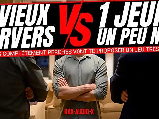 Tu vas jouer &agrave; un jeu sexuel tr&egrave;s peculiar avec 2 daddies tr&egrave;s dominant