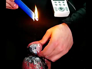 penis candle burning on extreme pain menial
